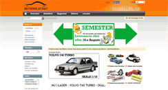 Desktop Screenshot of modellbilar.brommahobby.com